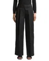 Peserico Wide Fit Pants In Black
