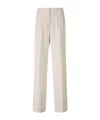 Peserico Formal Palazzo Pants In White