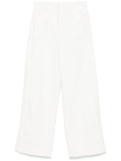 Peserico Wide-leg Jeans In White