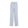 Peserico Pinstriped Linen Straight Trousers