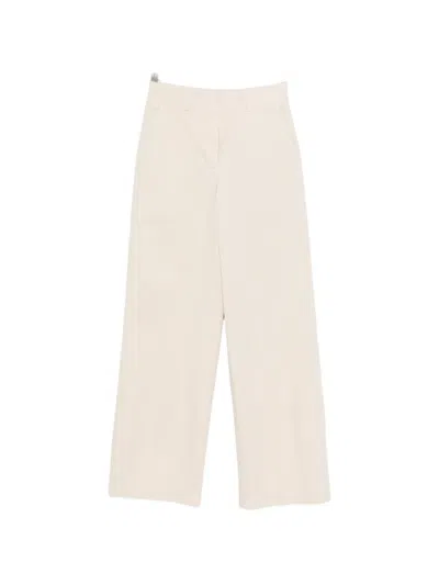 Peserico Wide-leg Palazzo Pants In Neutral