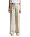 Peserico Wide Leg Pants In Amber Beige