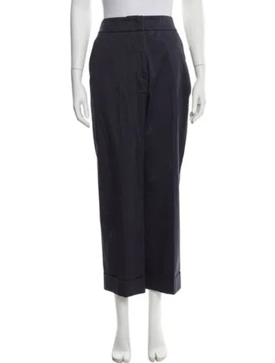 Pre-owned Peserico Wide Leg Pants In Blue