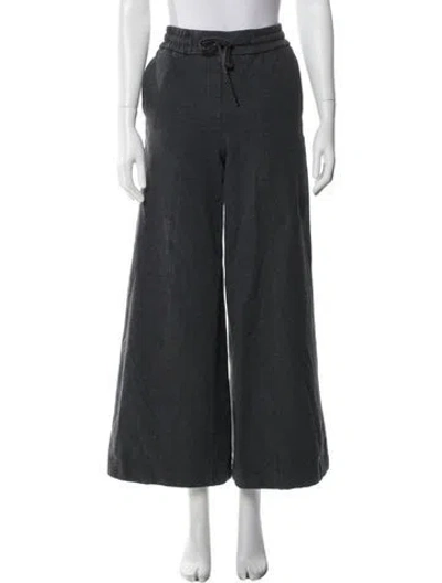Pre-owned Peserico Wide Leg Pants In Gray