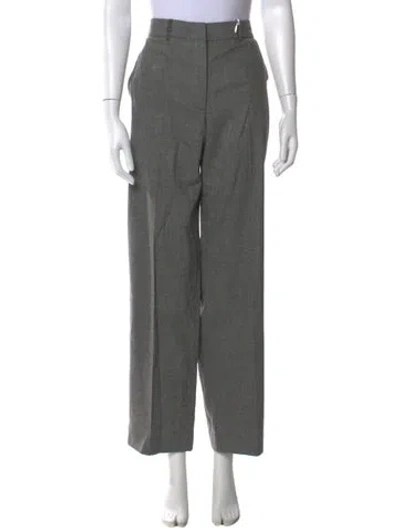 Pre-owned Peserico Wide Leg Pants In Gray