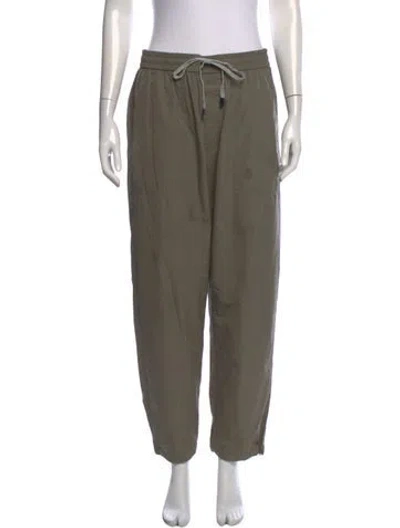 Pre-owned Peserico Wide Leg Pants In Green