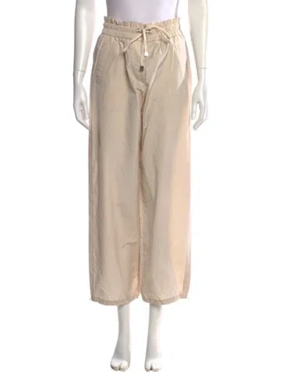 Pre-owned Peserico Wide Leg Pants In Neutral