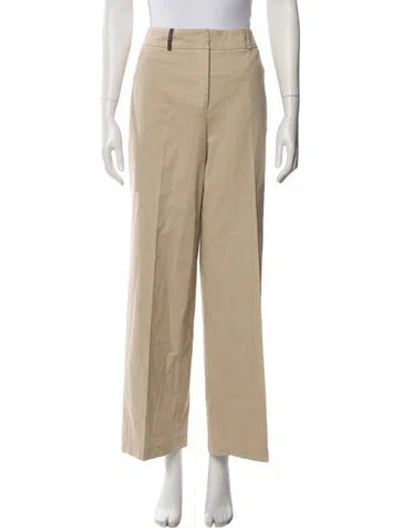 Pre-owned Peserico Wide Leg Pants In Neutral