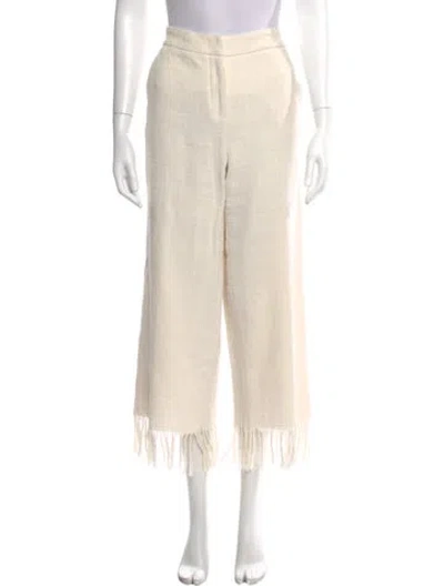 Pre-owned Peserico Wide Leg Pants In Neutral