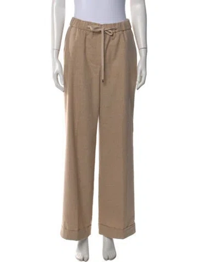 Pre-owned Peserico Wide Leg Pants In Neutral