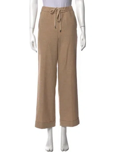 Pre-owned Peserico Wide Leg Pants In Neutrals