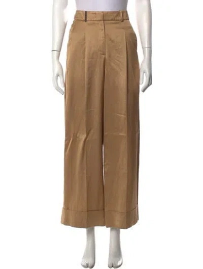 Pre-owned Peserico Wide Leg Pants In Neutrals