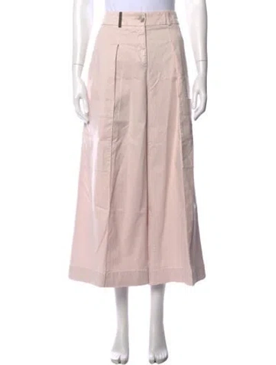 Pre-owned Peserico Wide Leg Pants In Pink