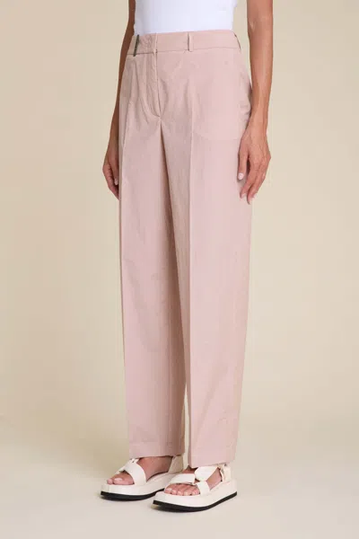 Peserico Wide-leg Tailored Trousers In Pink