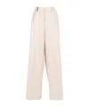 Peserico Wide-leg Trousers In Neutral