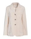 Peserico Woman Blazer Beige Size 2 Cotton, Polyester