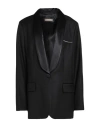 Peserico Shawl-lapels Single-breasted Blazer In Black