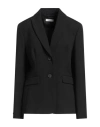 Peserico Single Breasted Blazer In Black