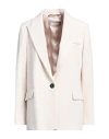 Peserico Woman Blazer Blush Size 6 Polyester In Pink