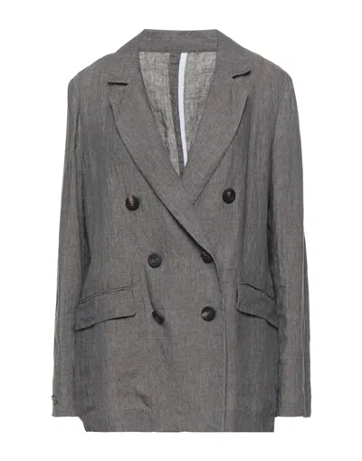 Peserico Suit Jackets In Grey