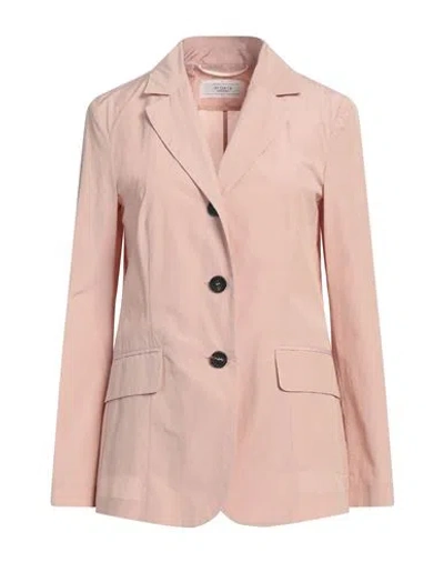 Peserico Woman Blazer Pink Size 4 Cotton, Polyester