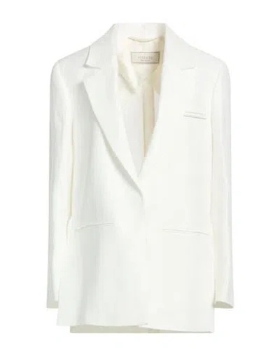 Peserico Woman Blazer White Size 6 Linen