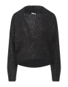 Peserico Shimmer Sequin-embellished Cardigan In Graphite
