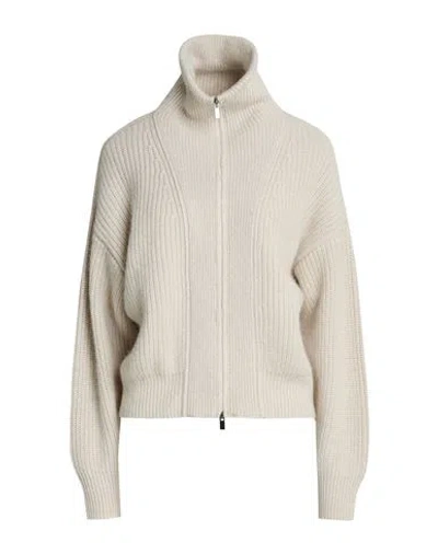 Peserico Woman Cardigan Ivory Size 6 Wool, Alpaca Wool, Polyamide, Virgin Wool, Cashmere In White