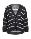 Peserico Woman Cardigan Navy Size 4 Linen, Cotton, Viscose, Metallic Fiber