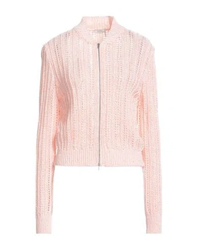 Peserico Woman Cardigan Salmon Pink Size 6 Cotton, Polyester