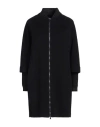 PESERICO PESERICO WOMAN COAT MIDNIGHT BLUE SIZE 12 VIRGIN WOOL, POLYAMIDE, CASHMERE, ALPACA WOOL, MERINO WOOL