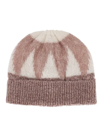 Peserico Woman Hat And Cap In Gray
