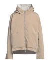 Peserico Woman Jacket Beige Size 12 Polyester