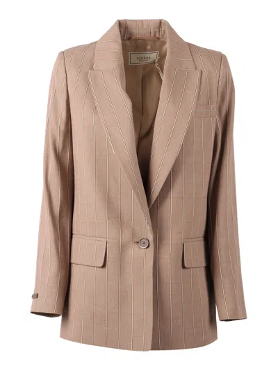 Peserico Woman Jacket In Nude