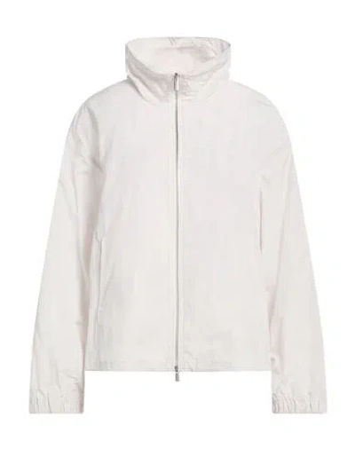Peserico Woman Jacket Ivory Size 12 Polyamide, Cotton, Elastane In White