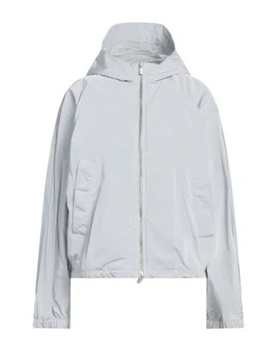 Peserico Woman Jacket Light Grey Size 4 Polyester