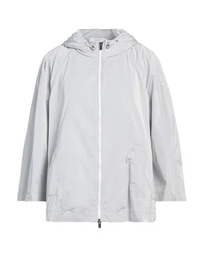 Peserico Woman Jacket Light Grey Size 6 Polyester