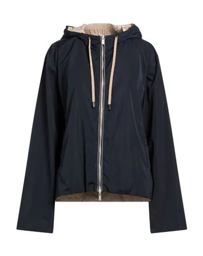 Peserico Woman Jacket Midnight Blue Size 12 Polyester