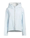 Peserico Woman Jacket Sky Blue Size 6 Polyester In Blue