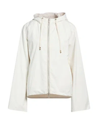 Peserico Woman Jacket White Size 6 Polyester