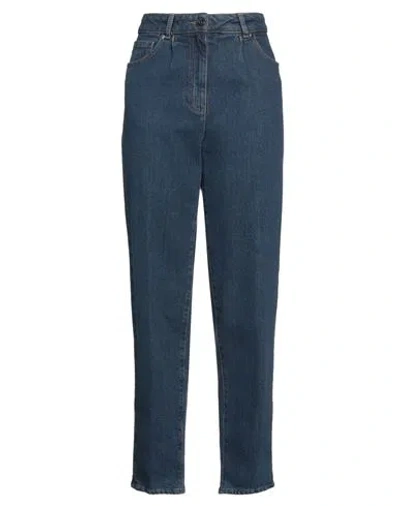 Peserico Woman Jeans Blue Size 2 Cotton, Elastane