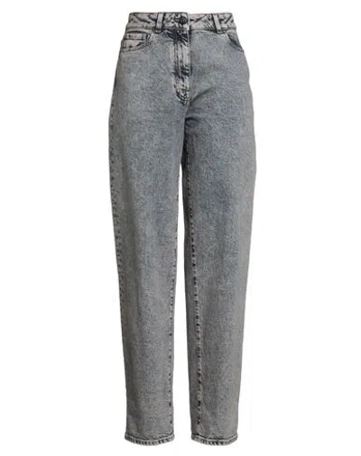 Peserico Woman Jeans Blue Size 12 Cotton, Elastane