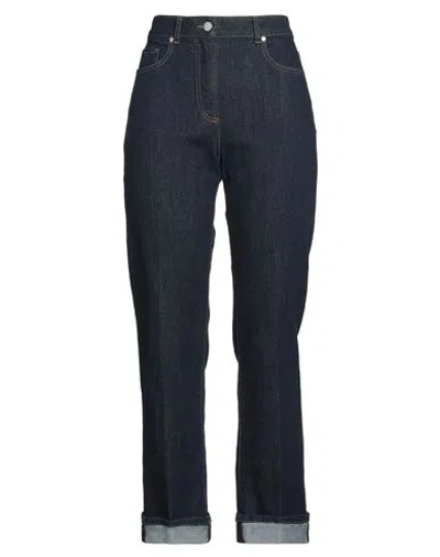 Peserico Woman Jeans Blue Size 6 Cotton, Polyester, Elastane