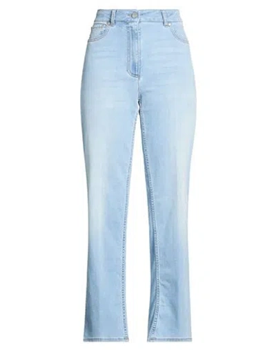 Peserico Woman Jeans Blue Size 6 Cotton, Polyester, Elastane