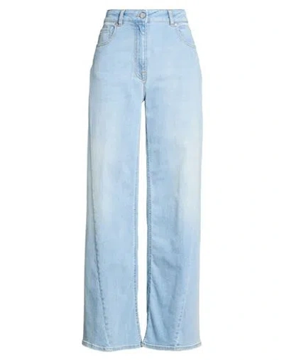 Peserico Woman Jeans Blue Size 6 Cotton, Polyester, Elastane