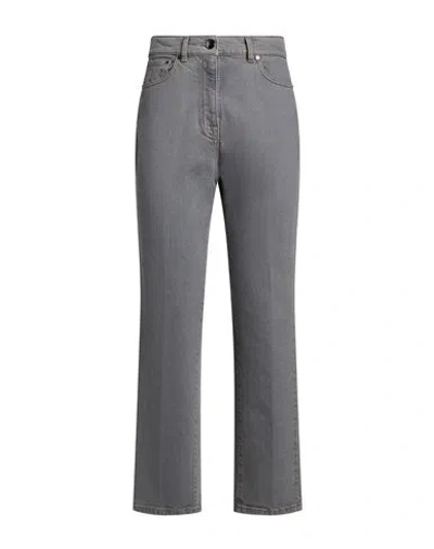 Peserico Woman Jeans Grey Size 0 Cotton, Elastane