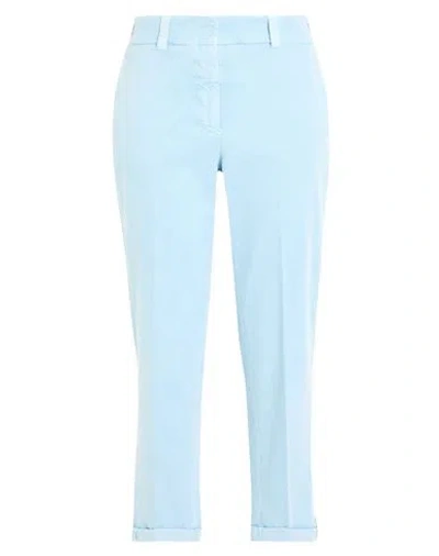 Peserico Woman Jeans Sky Blue Size 10 Cotton, Lyocell, Elastane