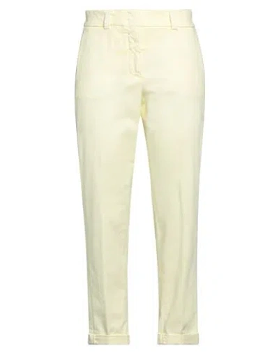 Peserico Woman Jeans Yellow Size 8 Cotton, Lyocell, Elastane