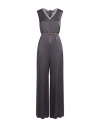 Peserico Woman Jumpsuit Grey Size 4 Viscose