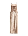 Peserico Woman Jumpsuit Sand Size 12 Polyester In Neutral